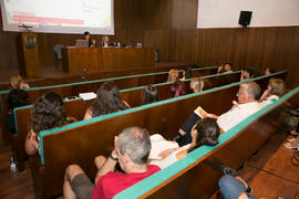 Conferencia de Pilar Casado "Radio, deporte y mujer" del curso "Información y Comunicación". Cursos de Verano de la Universidad de Málaga. Ronda. Julio de 2018