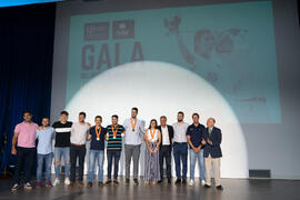 Medallistas de los Campeonatos Españoles Universitarios (CEU). Gala del Deporte Universitario 2019. Escuela Técnica Superior de Ingeniería de Telecomunicaciones. Junio de 2019