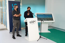 Inauguración de la exposición itinerante sobre el plan "Vive tu ciudad". Escuela Técnica Superior de Arquitectura de la Universidad de Málaga. Octubre de 2021