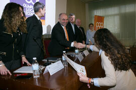 Entrega de premio de la XI Olimpiada de Economía. Facultad de Ciencias Económicas y Empresariales. Febrero de 2019