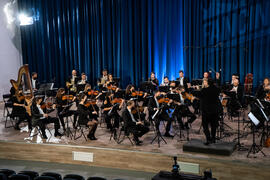 Concierto de Bandas Sonoras de la 30 edición de Fancine de la Universidad de Málaga. Auditorio de la Escuela Técnica de Ingeniería de Telecomunicaciones e Informática. Noviembre de 2020