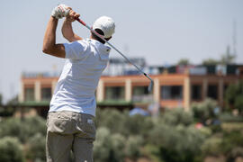 Jugador de la Universidad de Saint Gallen. Campeonato Europeo de Golf Universitario. Antequera. Junio de 2019
