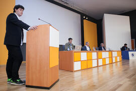 Debate electoral entre los candidatos a Rector de la Universidad de Málaga. Escuela Técnica Superior de Ingeniería Industrial. Noviembre de 2015