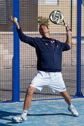Partido de pádel. Fases Finales de los Campeonatos de España Universitarios. Antequera. Abril de 2012