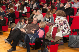 Asistentes a la conferencia "Dialogando", con César Bona. Facultad de Derecho. Enero de 2017