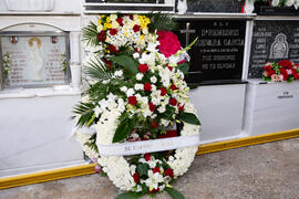 Entierro de Eugenio Chicano. Cementerio de Vélez-Málaga. Noviembre de 2019