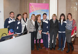 Inauguración del 3º Congreso de Actividad Físico Deportiva para Mayores de la Universidad de Málaga. Rectorado. Febrero de 2009