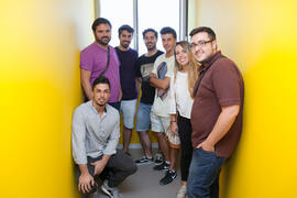 Participantes en el Spin-Off Scape. Edificio "The Green Ray". Septiembre de 2016