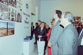 Inauguración del Rectorado por el príncipe Felipe. Málaga. Abril de 2002