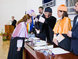 Investidura de nuevos doctores por la Universidad de Málaga 2010. Paraninfo. Enero de 2010