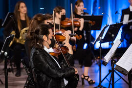 Concierto de Bandas Sonoras de la 30 edición de Fancine de la Universidad de Málaga. Auditorio de la Escuela Técnica de Ingeniería de Telecomunicaciones e Informática. Noviembre de 2020