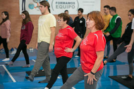 Taller de pilates e hipopresivos. 7º Congreso Internacional de Actividad Física Deportiva para Mayores. Escuela Técnica Superior de Ingeniería de Telecomunicaciones y de Informática. Noviembre de 2017