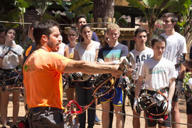 Actividad en Aventura Amazonia Marbella. Olimpiada Española de Economía, Fase Nacional. Marbella. Junio de 2015