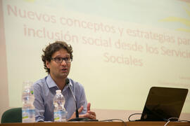 Laureano Martínez. Curso "La integración social, reto actual de los Servicios Sociales". Cursos de Verano de la Universidad de Málaga. Vélez Málaga. Julio de 2018
