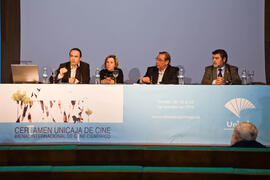 Inauguración del XXVI Certamen Bienal Internacional de Cine Científico de la Universidad de Málaga. Convento Santo Domingo, Ronda. Octubre de 2010