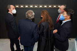 Inauguración de la exposición "Why not Korea?". Edificio del Rectorado de la Universidad de Málaga. Enero de 2022