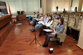 Debate académico. Semana del Patrón. Facultad de Ciencias Económicas y Empresariales. Marzo de 2015