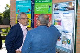 Inauguración de la primera "Isla y Senda Verde" de la Universidad de Málaga. Facultad de Ciencias de la Comunicación y Turismo. Octubre de 2019