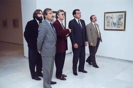 Visita del gobernador de Puerto Rico a la Universidad de Málaga y Obispado. 1993