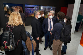 Inauguración de la exposición "Why not Korea?". Edificio del Rectorado de la Universidad de Málaga. Enero de 2022
