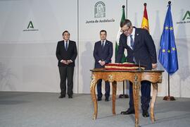 Toma de posesión de D. Teodomiro López Navarrete como Rector de la Universidad de Málaga. Palacio de San Telmo, Sevilla. Febrero de 2024