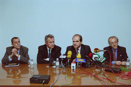 Inauguración del Salón Internacional del Estudiante. Málaga. Mayo de 1998