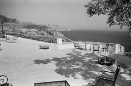 Málaga. Chalet en Maro de Doña María Pilar Pries, la Marquesa de Larios. Junio de 1963