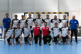 Partido Universidad de Suceava - Universidad Duisburg-Essen. Categoría masculina. Campeonato Europeo Universitario de Balonmano. Antequera. Julio de 2017