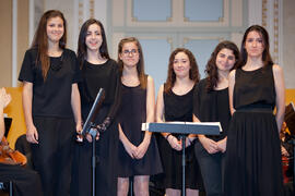 La Joven Orquesta de Cámara Pro-Música de Málaga en la entrega de medallas del Ateneo. Teatro María Cristina. Abril 2015