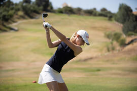 Jugadora del Campeonato Europeo de Golf Universitario. Antequera. Junio de 2019