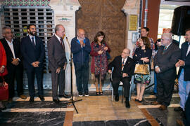 Inauguración de la placa conmemorativa de la Casa Natal de Eugenio Chicano. Málaga. Octubre de 2017