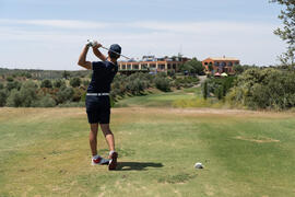 Jugador de la Universidad de Málaga. Campeonato Europeo de Golf Universitario. Antequera. Junio de 2019