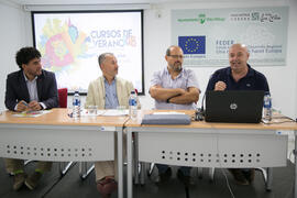 Mesa redonda. Curso "Patrimonio y Turismo Cultural". Cursos de Verano de la Universidad de Málaga. Vélez Málaga. Julio de 2018