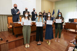 Entrega de premios. IV Encuentro "10Graduadxs10". Facultad de Ciencias Económicas y Empresariales. Mayo de 2021