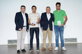 Entrega del premio a mejores equipos y deportistas de la 45ª Edición del Trofeo Rector de la UMA . Gala del Deporte Universitario 2019. Escuela Técnica Superior de Ingeniería de Telecomunicaciones. Junio de 2019