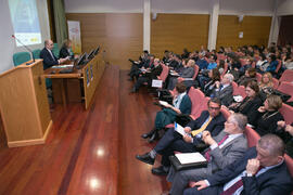 Conferencia marco. Jornada "Brexit y Gibraltar. Un reto con oportunidades conjuntas". Edificio del Rectorado. Febrero de 2017