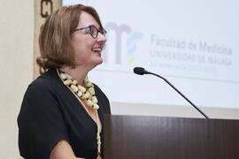 Yolanda García Calvente. 50 Aniversario de la Facultad de Medicina de la Universidad de Málaga. Facultad de Medicina. Octubre de 2022