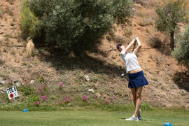 Jugadora de la Universidad de San Galo. Campeonato Europeo de Golf Universitario. Antequera. Junio de 2019