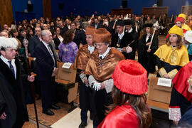 Comitiva académica. Investidura de Bernardo Quintero como Doctor "Honoris Causa" por la Universidad de Málaga. Paraninfo. Marzo de 2025