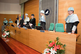 Investidura como Doctor "Honoris Causa" de D. Antonio Bonet Correa por la Universidad de Málaga. Rectorado. Febrero de 2014