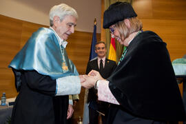 Investidura como Doctor "Honoris Causa" de D. Antonio Bonet Correa por la Universidad de Málaga. Rectorado. Febrero de 2014