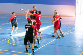 Partido Universidad de Split - Universidad de Montpellier. Categoría masculina. Campeonato Europeo Universitario de Balonmano. Antequera. Julio de 2017
