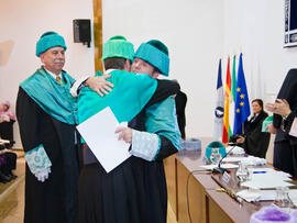 Investidura de nuevos doctores por la Universidad de Málaga 2010. Paraninfo. Enero de 2010