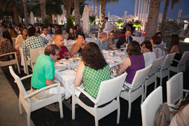 Cena de gala en el restaurante El Palmeral. Olimpiada Española de Economía, Fase Nacional. Puerto de Málaga Muelle 2 El Palmeral de las Sorpresas. Junio de 2015