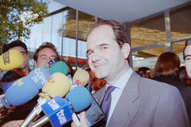 Inauguración del Salón Internacional del Estudiante. Córdoba. Febrero de 1994