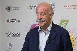 Vicente del Bosque. Curso "Infancia en riesgo: derechos y retos. A los 30 años de la Convención de los Derechos del Niño". Cursos de verano 2019 de la Universidad de Málaga. Marbella. Julio de 2019