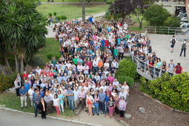 Foto de grupo. Facultad de Ciencias Económicas y Empresariales. Campus de El Ejido. Mayo de 2015