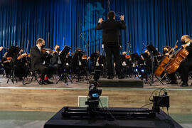 Concierto de Bandas Sonoras de la 30 edición de Fancine de la Universidad de Málaga. Auditorio de la Escuela Técnica de Ingeniería de Telecomunicaciones e Informática. Noviembre de 2020