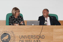 Inauguración de la exposición "Málaga, una visión panorámica". Rectorado. Diciembre de 2007