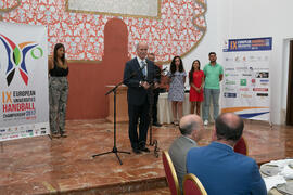 Discurso de Kemal Tamer en la cena de gala con motivo del Campeonato Europeo Universitario de Balonmano. Antequera. Julio de 2017